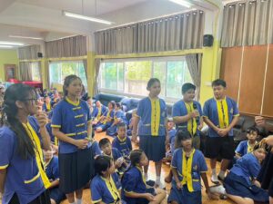 กลุ่มแกนนำเด็กและเยาวชนจังหวัดเชียงราย จัดโครงการ CYBER SECURITY AWARENESS FOR CHILDEN ไซเบอร์ที่ปลอดภัย รู้เท่าทันภัยออนไลน์ ณ โรงเรียนชุมชนบ้านป่าคาแม่เงินสามัคคี อำเภอเชียงแสน จังหวัดเชียงราย วันที่ 31 พฤษภาคม 2567