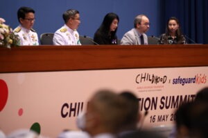 ดร.ศรีดา กล่าวในงาน ประชุมสุดยอดการคุ้มครองเด็ก ที่ UN ESCAP Hall ศูนย์ประชุมสหประชาชาติ เมื่อวันที่ 16 พฤษภาคม 2567